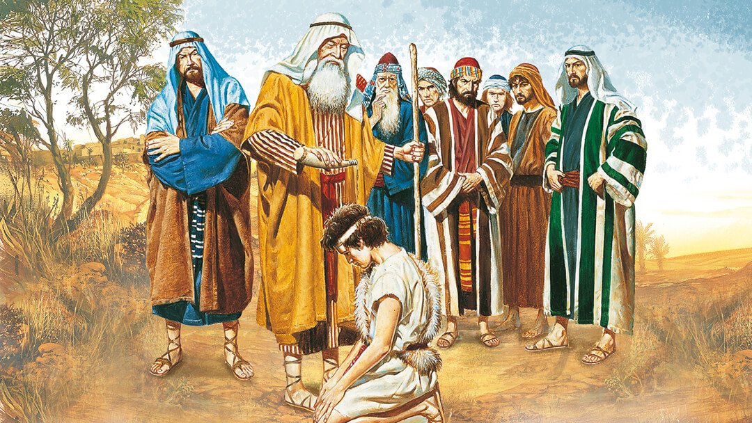 Жас шопан Мухаддес Китап, 1 Патшалық китабы, 16-бап